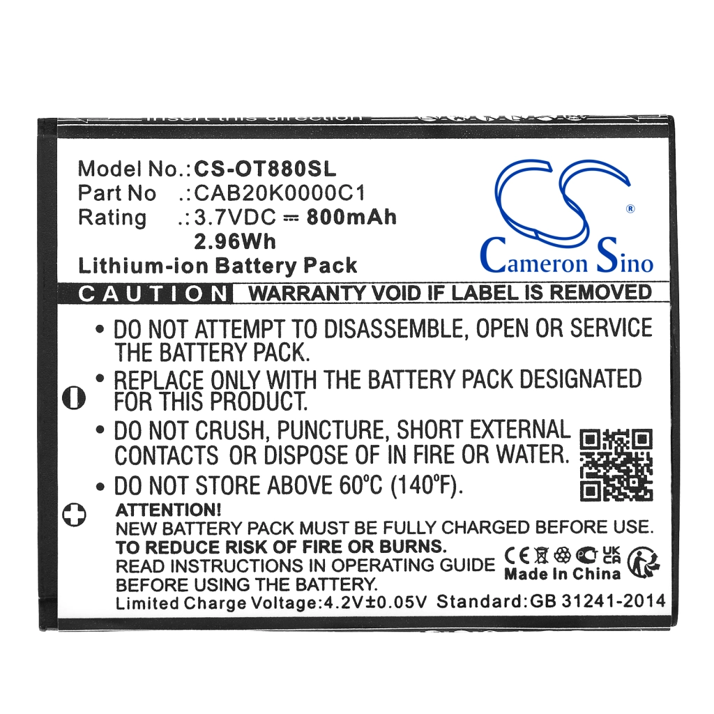 Mobile Phone Battery TCL E330