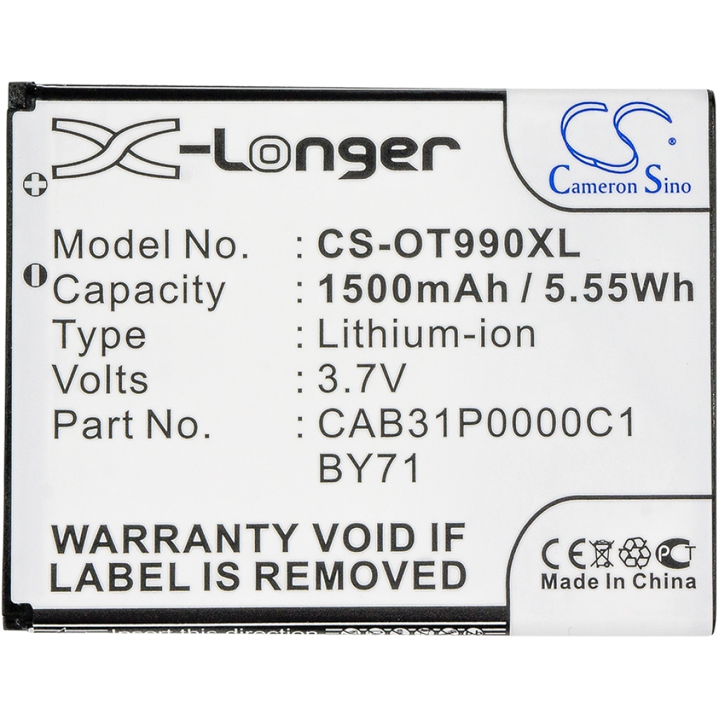 Mobile Phone Battery Alcatel One Touch 908