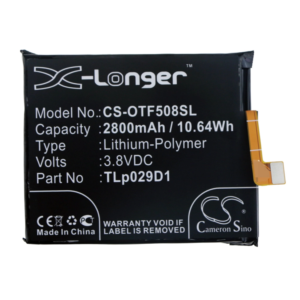 Compatible battery replacement for Vodafone TLP029D1
