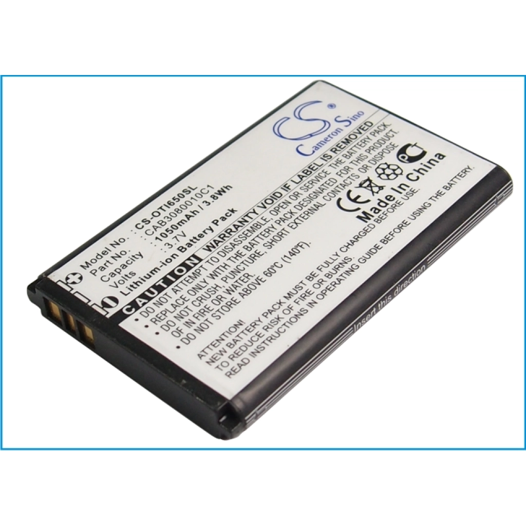 Batería del teléfono móvil Alcatel CS-OTI650SL