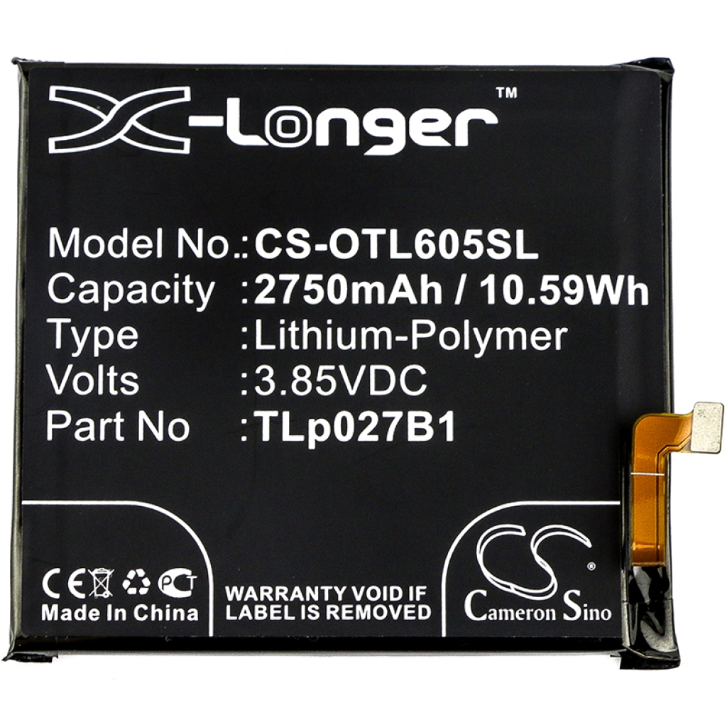 Batería compatible con Alcatel CS-OTL605SL