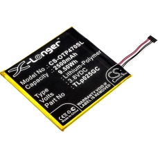 Reemplazo de batería compatible para Alcatel TLP025GC