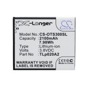 CS-OTS300SL<br />Baterías para  reemplaza la batería TLp020A2