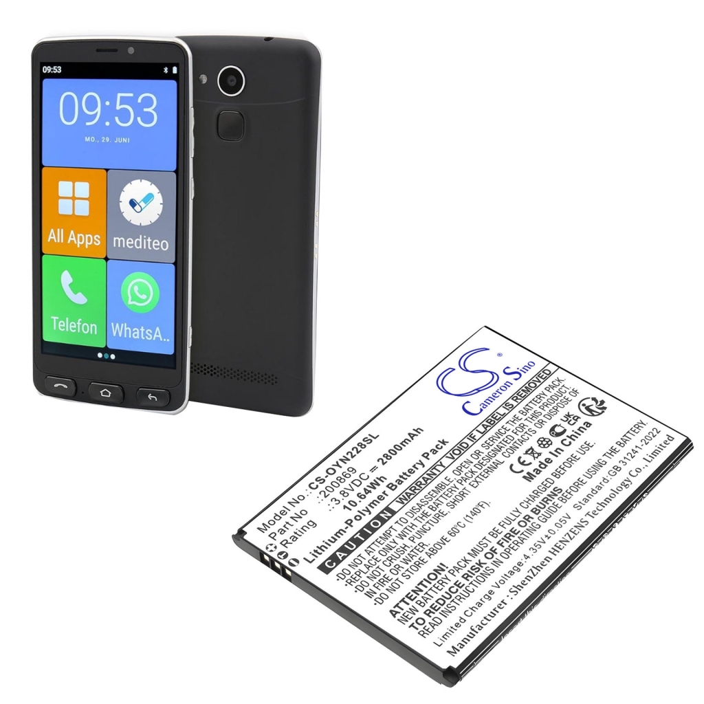 Batería del teléfono móvil Olympia CS-OYN228SL