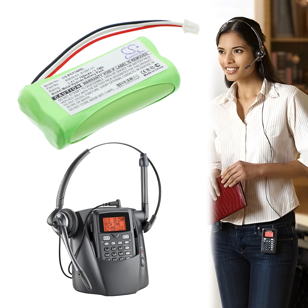 Batería para auriculares inalámbricos Plantronics CS-PCT140SL