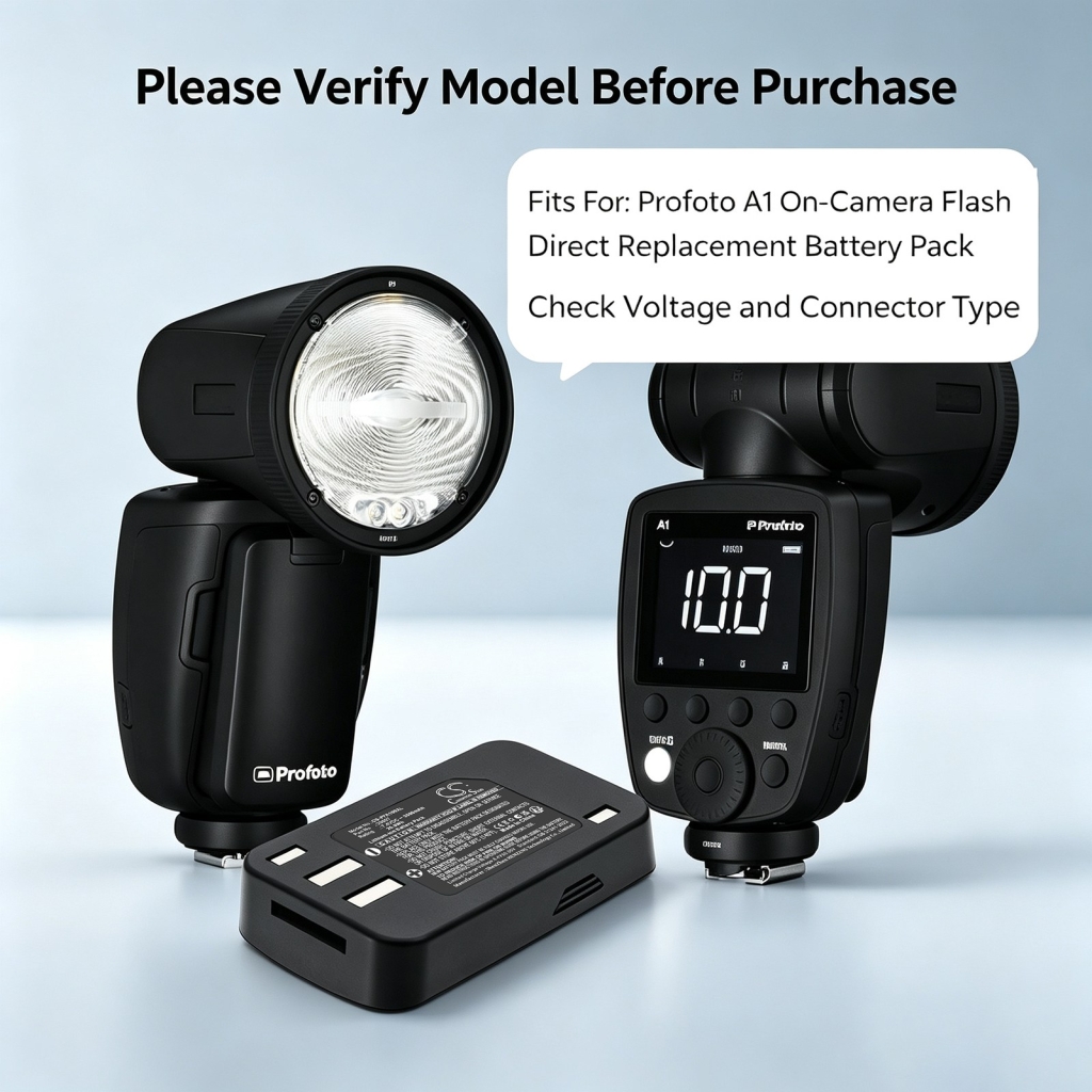 Baterías compatible con Profoto A1 A1 CS-PFA100XL