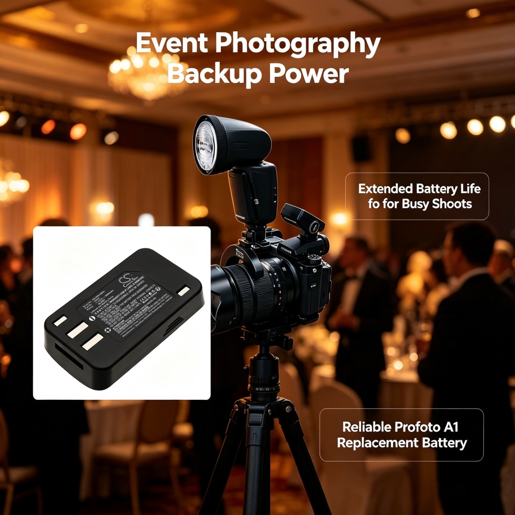 Baterías compatible con Profoto A1 A1 CS-PFA100XL