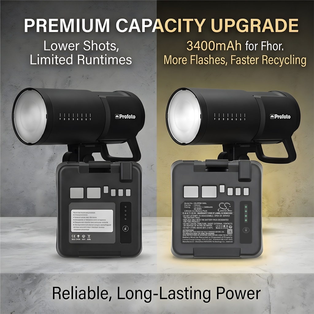 Batería compatible con Profoto CS-PFB110XL