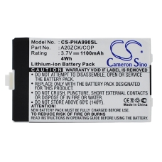 Reemplazo de batería compatible para Philips A20ZCK/COP
