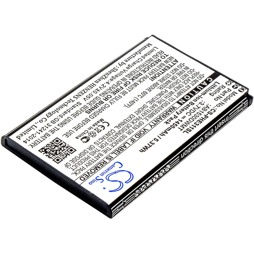 Batería compatible con Philips CS-PHE311SL