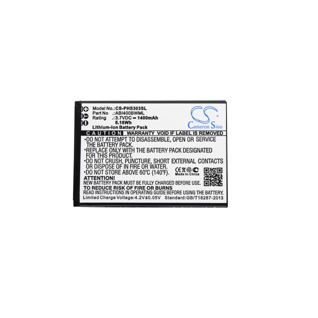 Batería compatible con Philips CS-PHS303SL