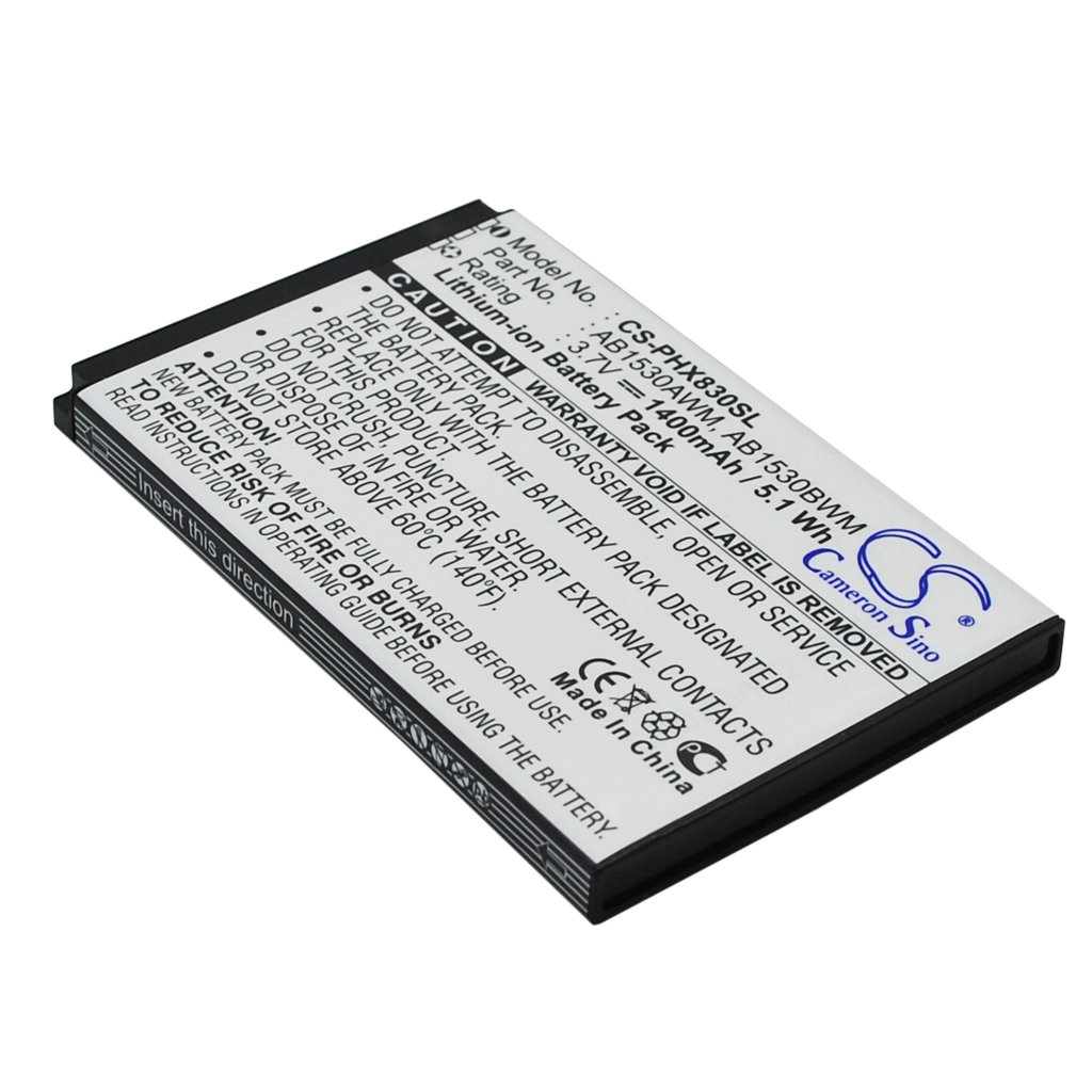 Mobile Phone Battery Philips CS-PHX830SL