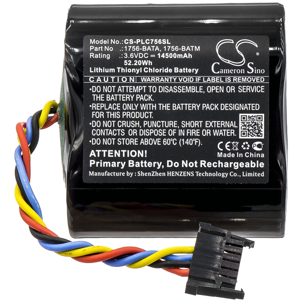 Batería Sustituye Allen Bradley 1756-BATA