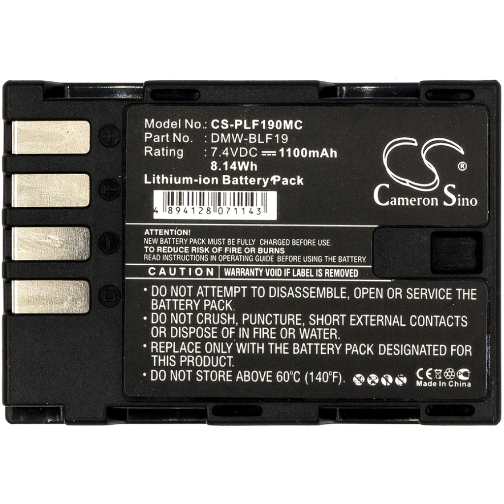 Batería de la cámara Panasonic CS-PLF190MC