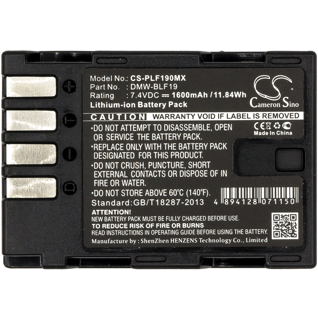 Battery Replaces DMW-BLF19E