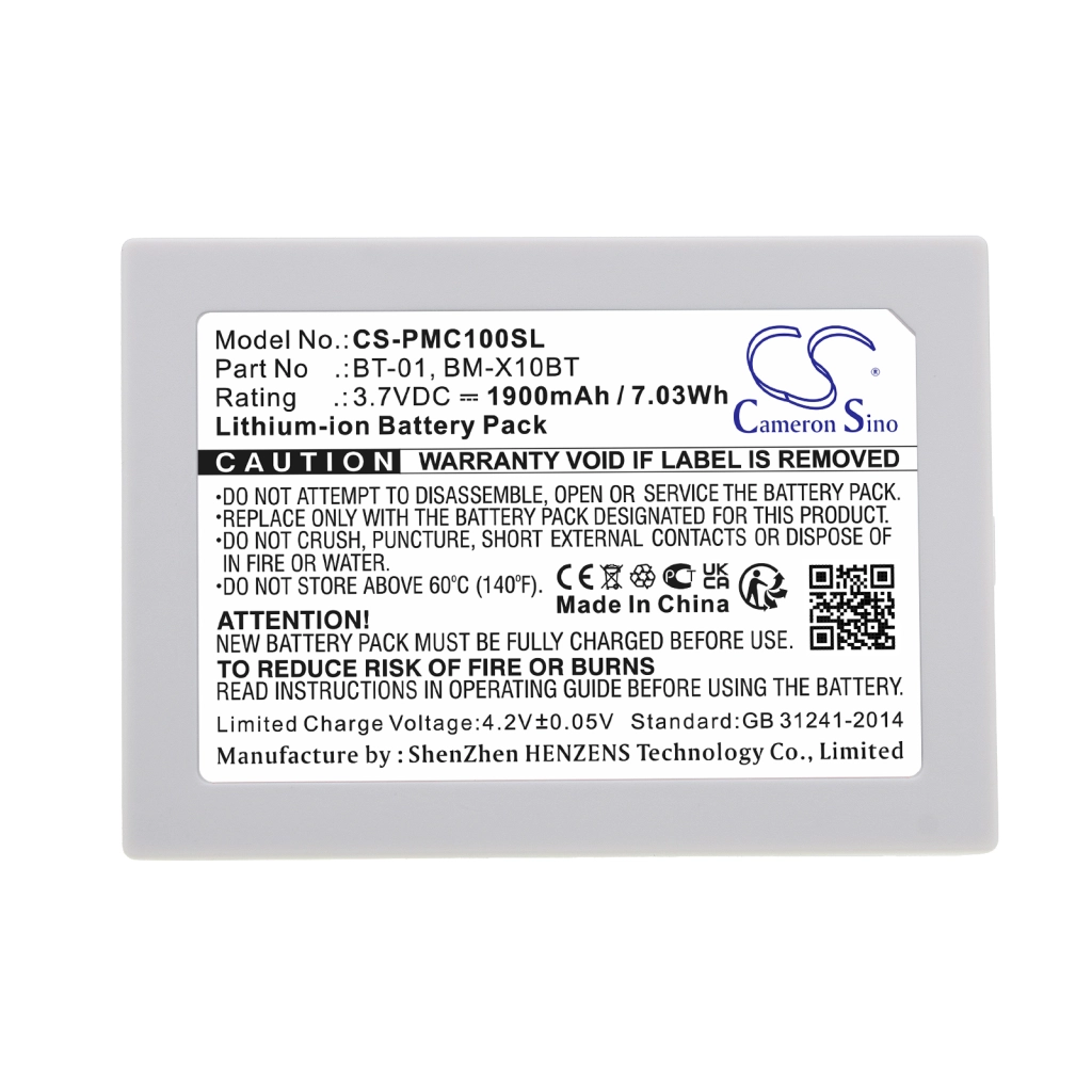Batería para auriculares inalámbricos Pliant CS-PMC100SL