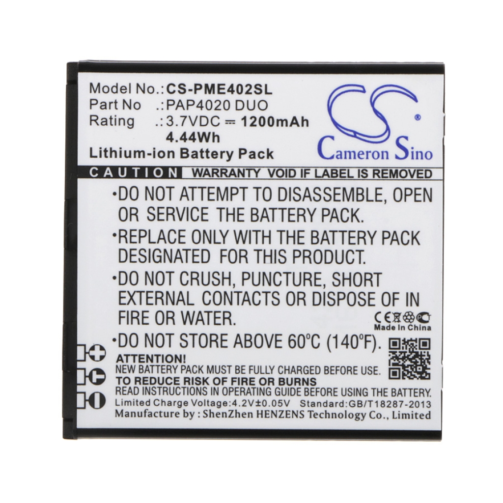 Battery compatible with Prestigio