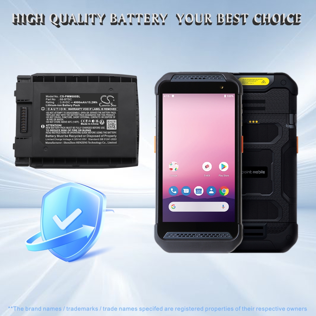 Batería compatible con Point mobile CS-PMM680BL