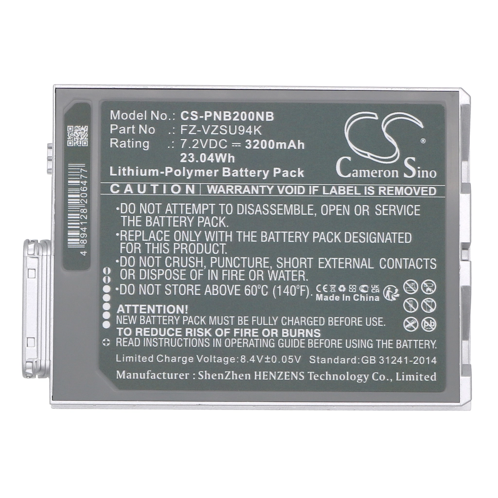 Battery Replaces FZ-VZSU94W