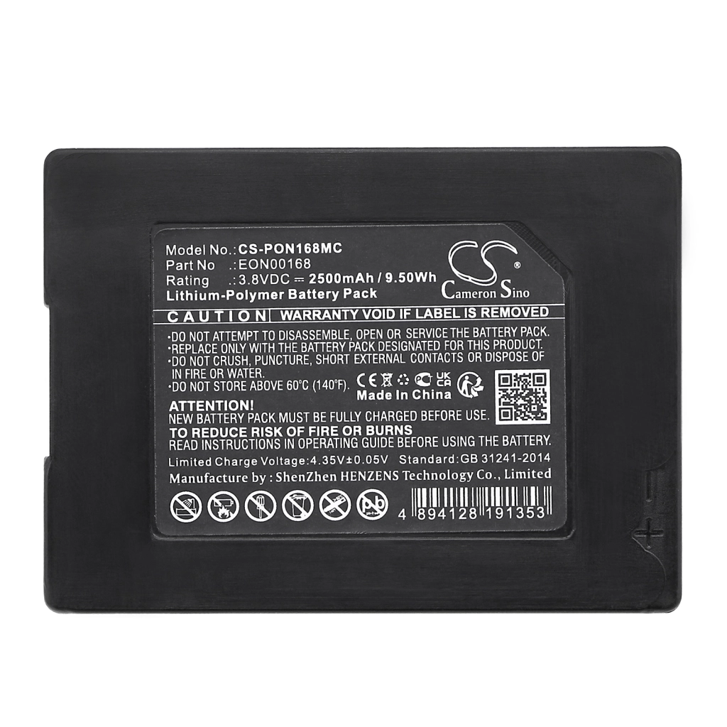 Compatible battery replacement for Pyle EON00168