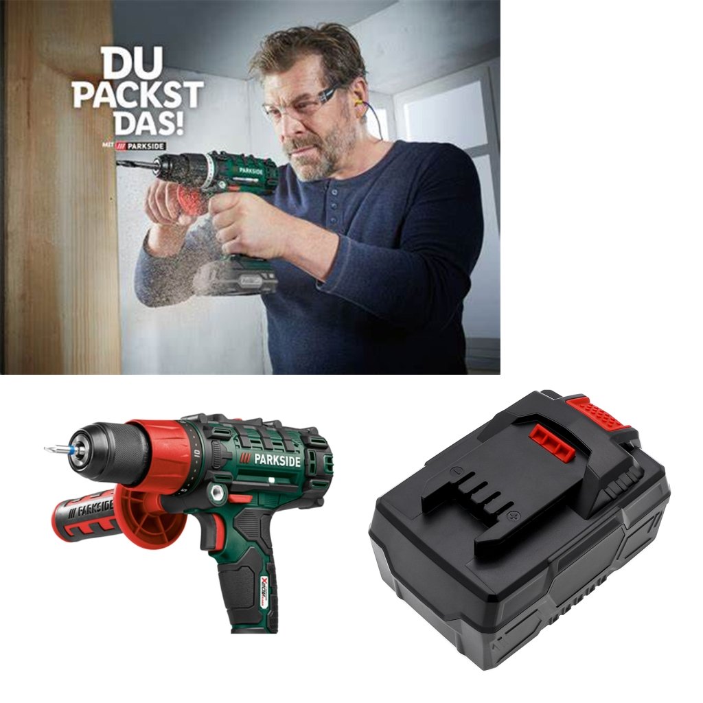 Batería para Industrial Parkside 20V 3in1 Cordless Impact Drill