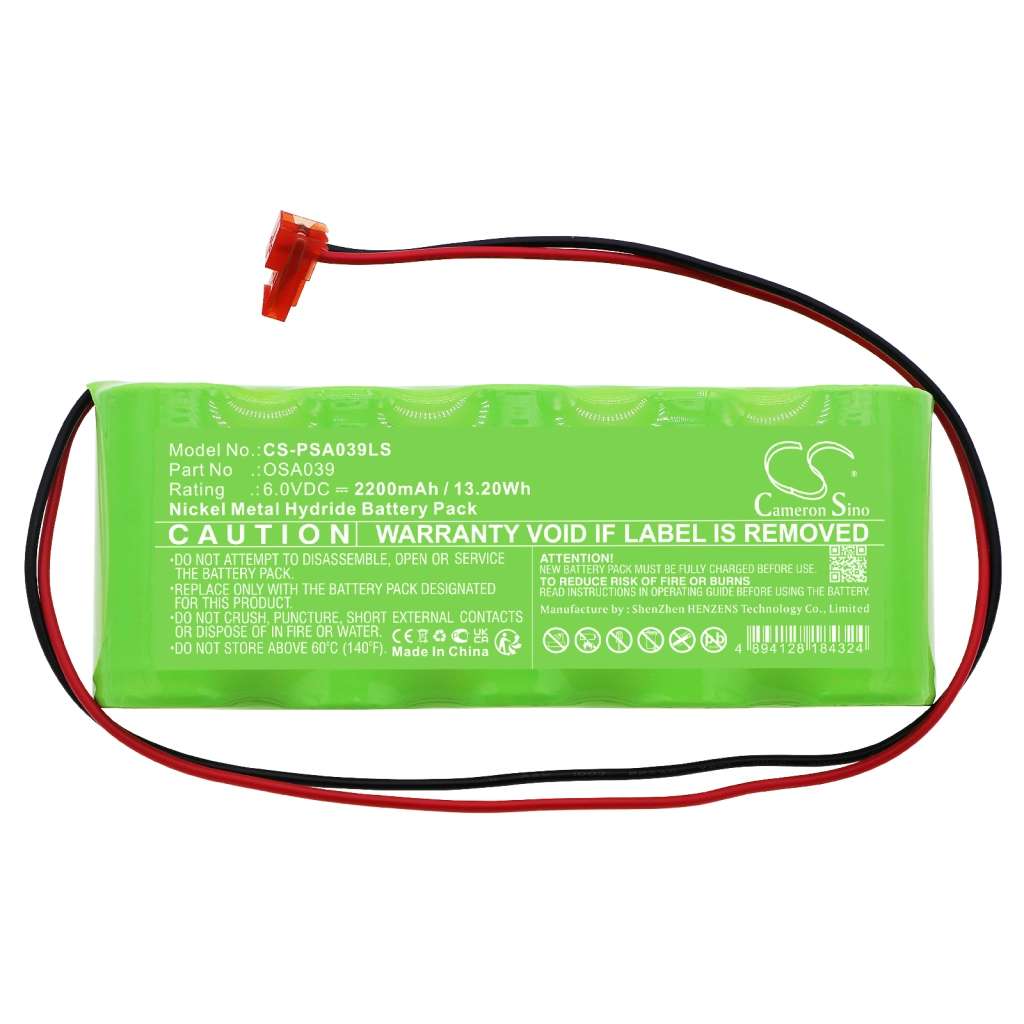 Batería de la cámara de seguridad del hogar Powersonic CS-PSA039LS