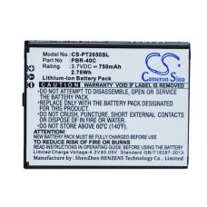 Reemplazo de batería compatible para Pantech PBR-40C