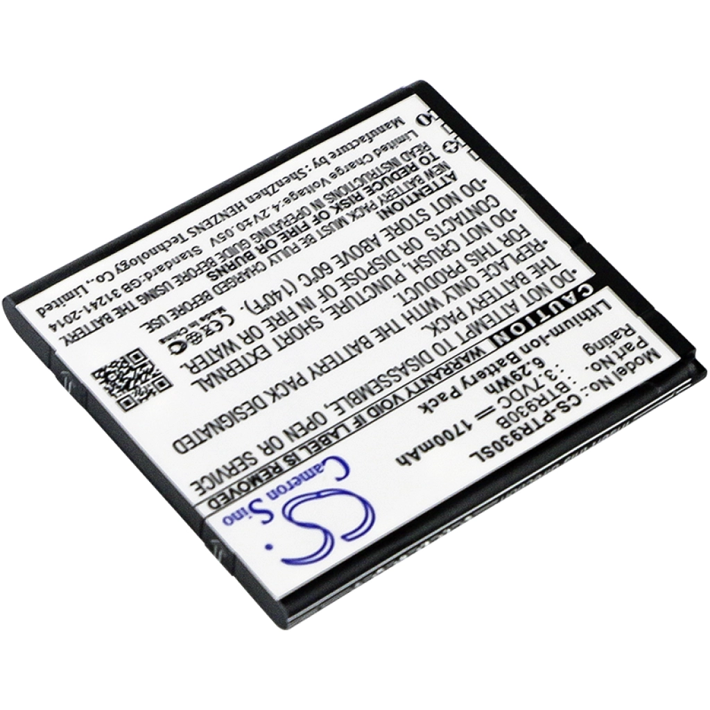 Batería del teléfono móvil Pantech CS-PTR930SL