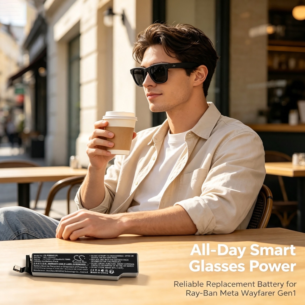 Batería compatible con Ray-ban CS-RBM401SL