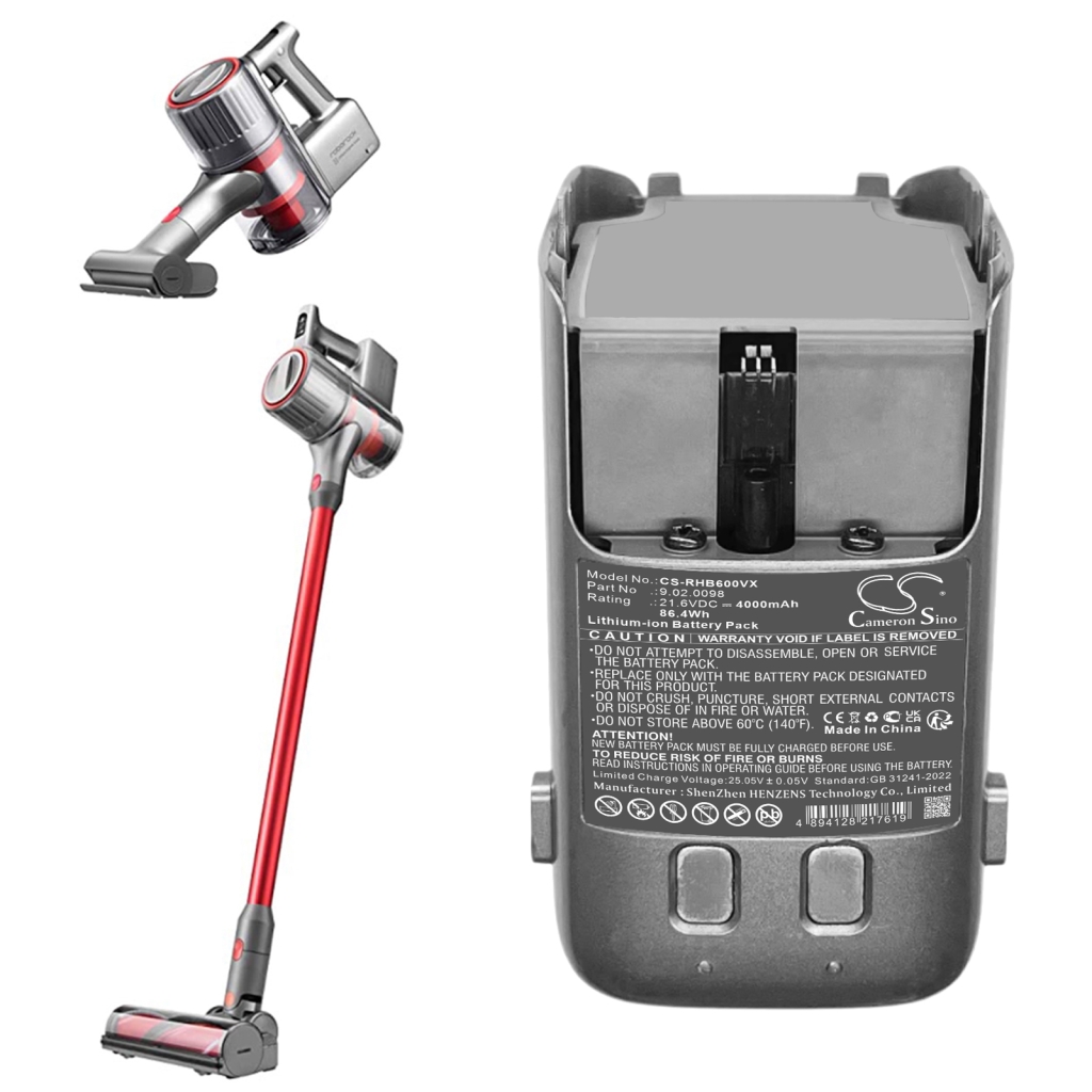 Batería de vacío Roborock CS-RHB600VX