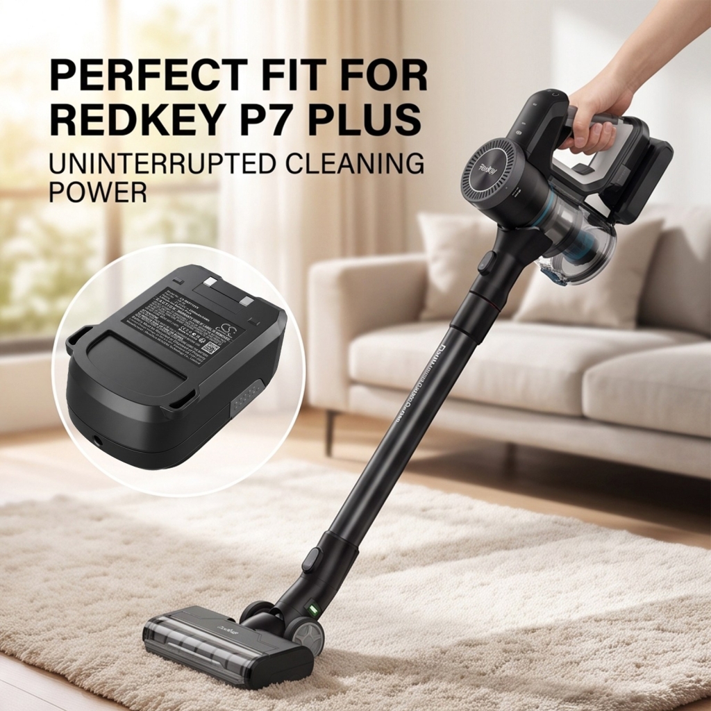 Baterías compatible con Redkey P7 Plus Plus Handheld Cordless Vacuum Cleaner CS-RKP710VX
