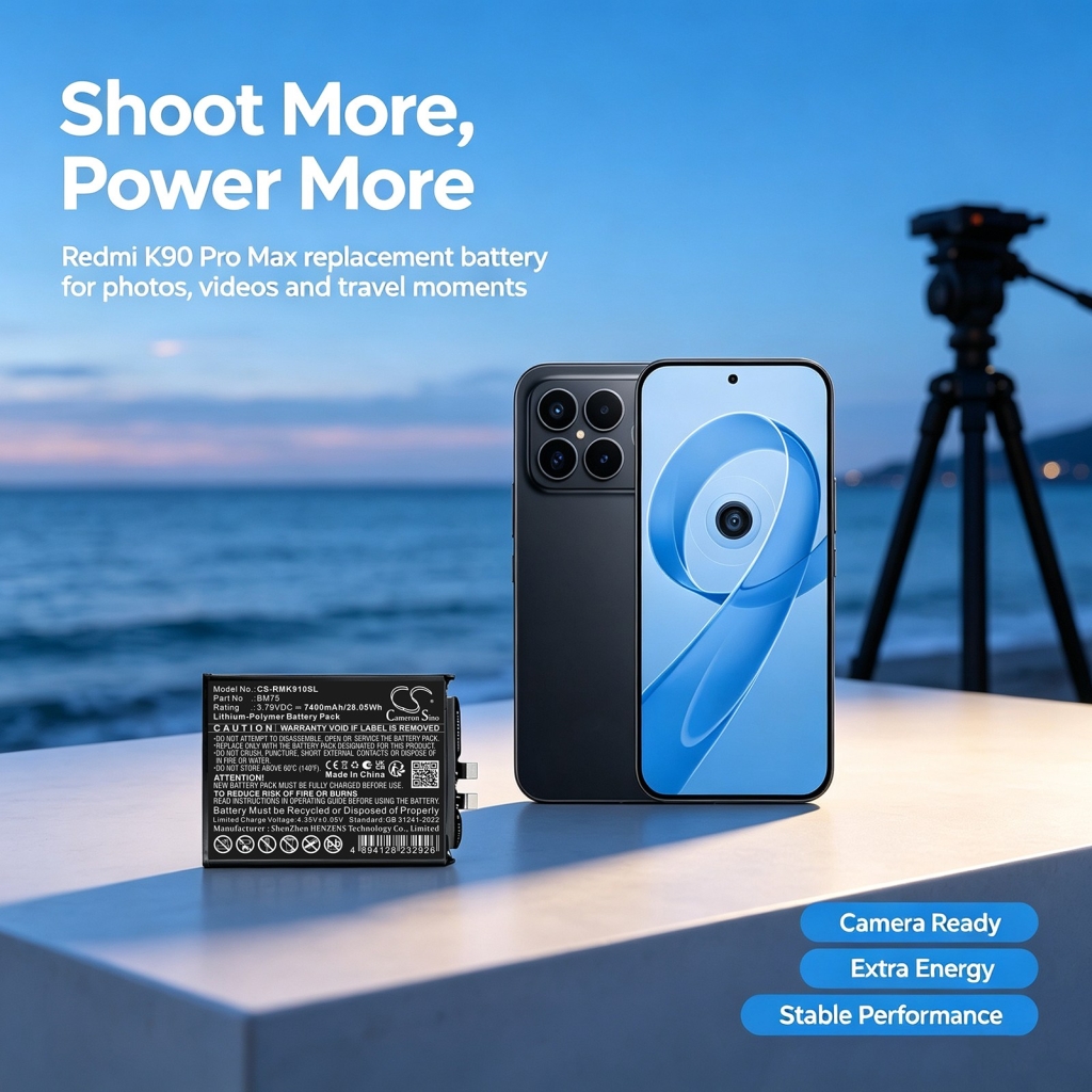 Baterías compatible con Redmi K90 Pro Max CS-RMK910SL