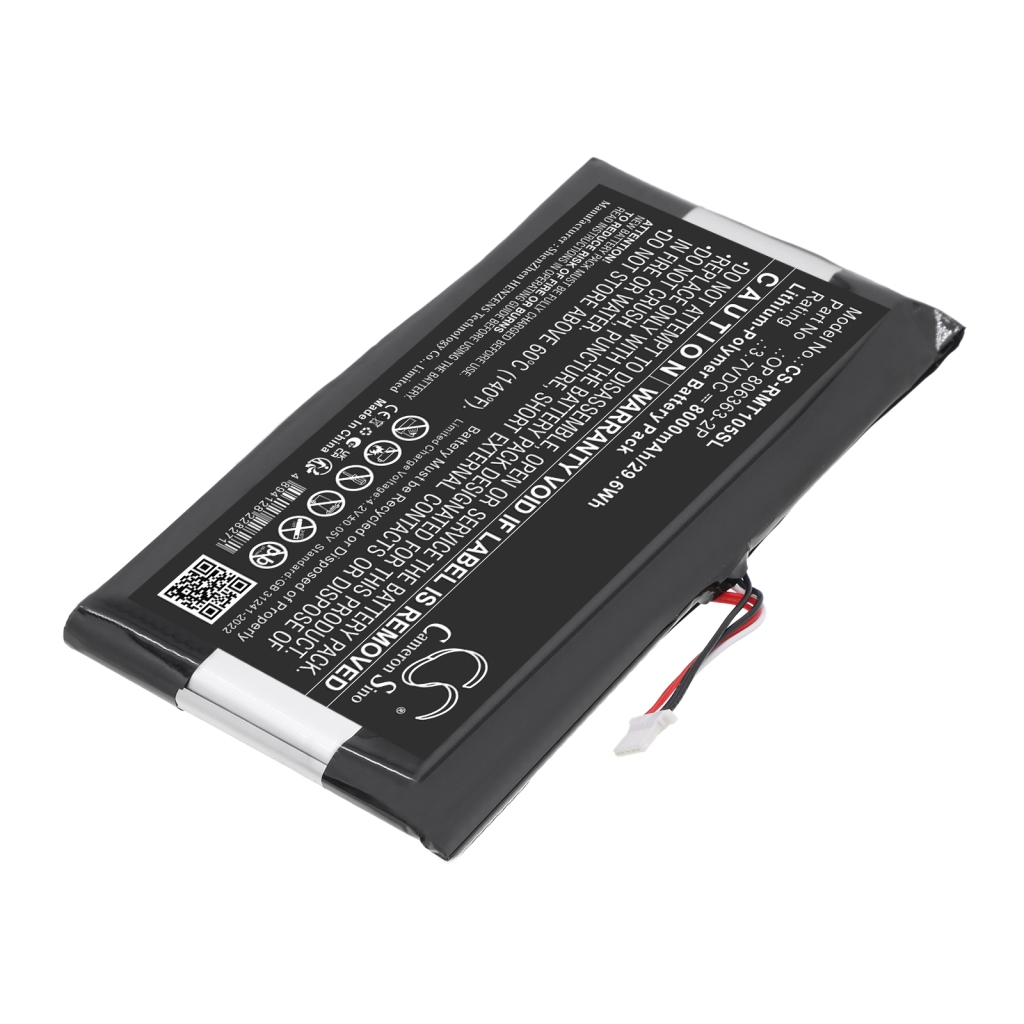 Batería compatible con Rand mcnally CS-RMT105SL
