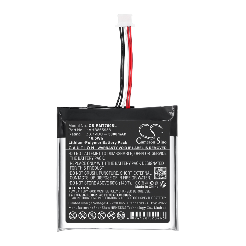 GPS, Batería del Navegador Rand mcnally CS-RMT750SL