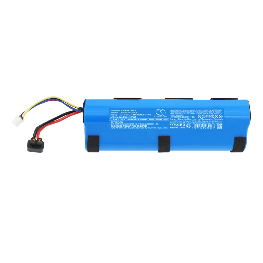 Batería compatible con Rowenta CS-RTZ703VX