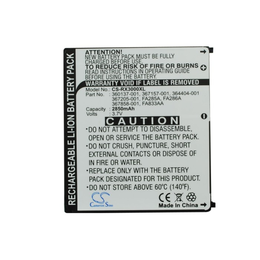 Batería compatible con HP CS-RX3000XL