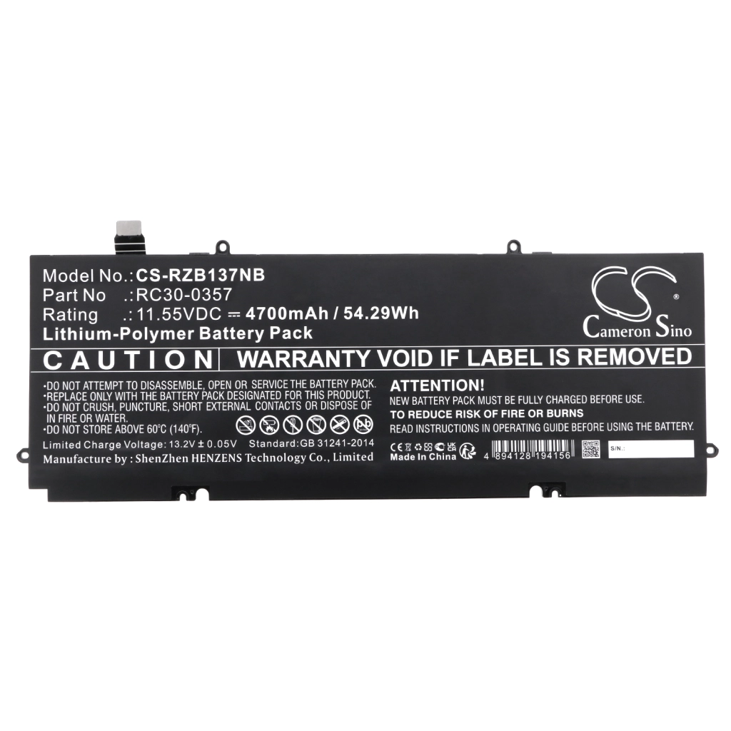Batería para portátil Razer CS-RZB137NB