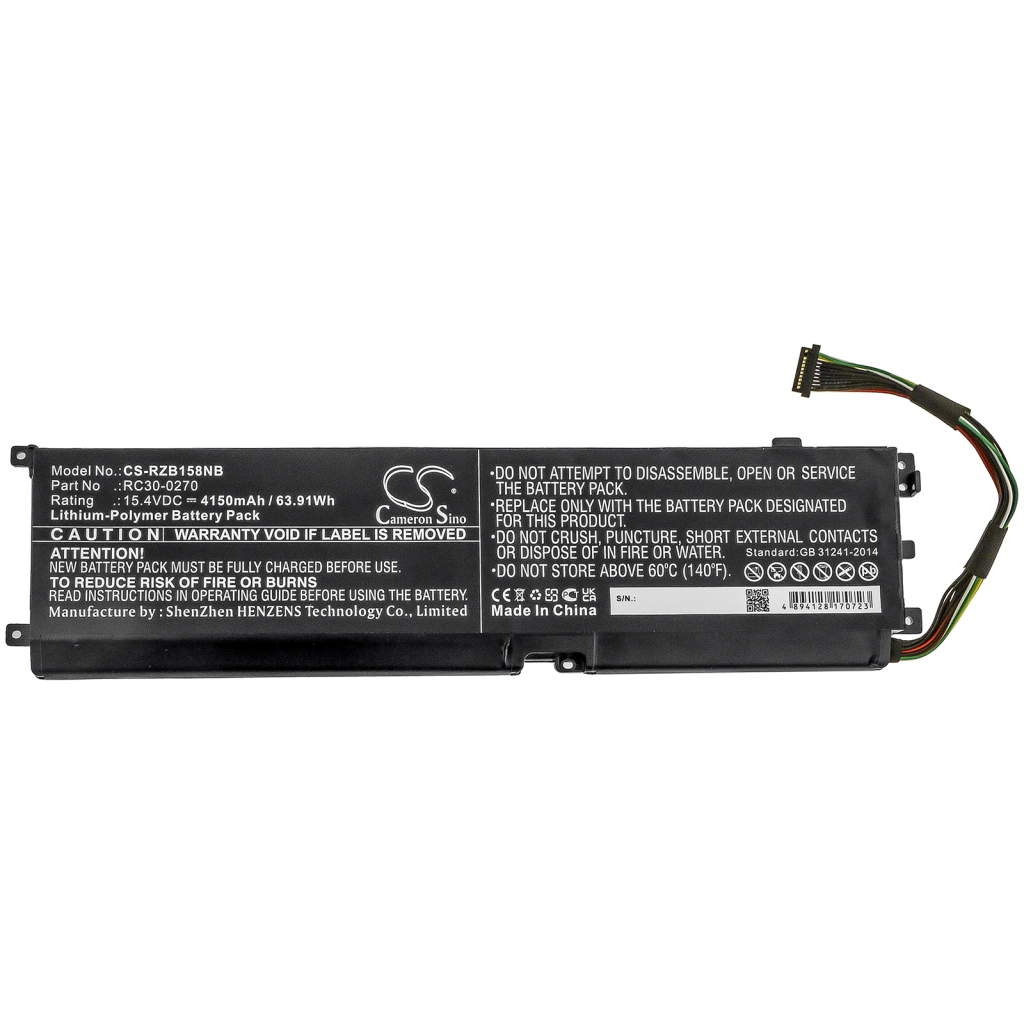 Batería para portátil Razer CS-RZB158NB