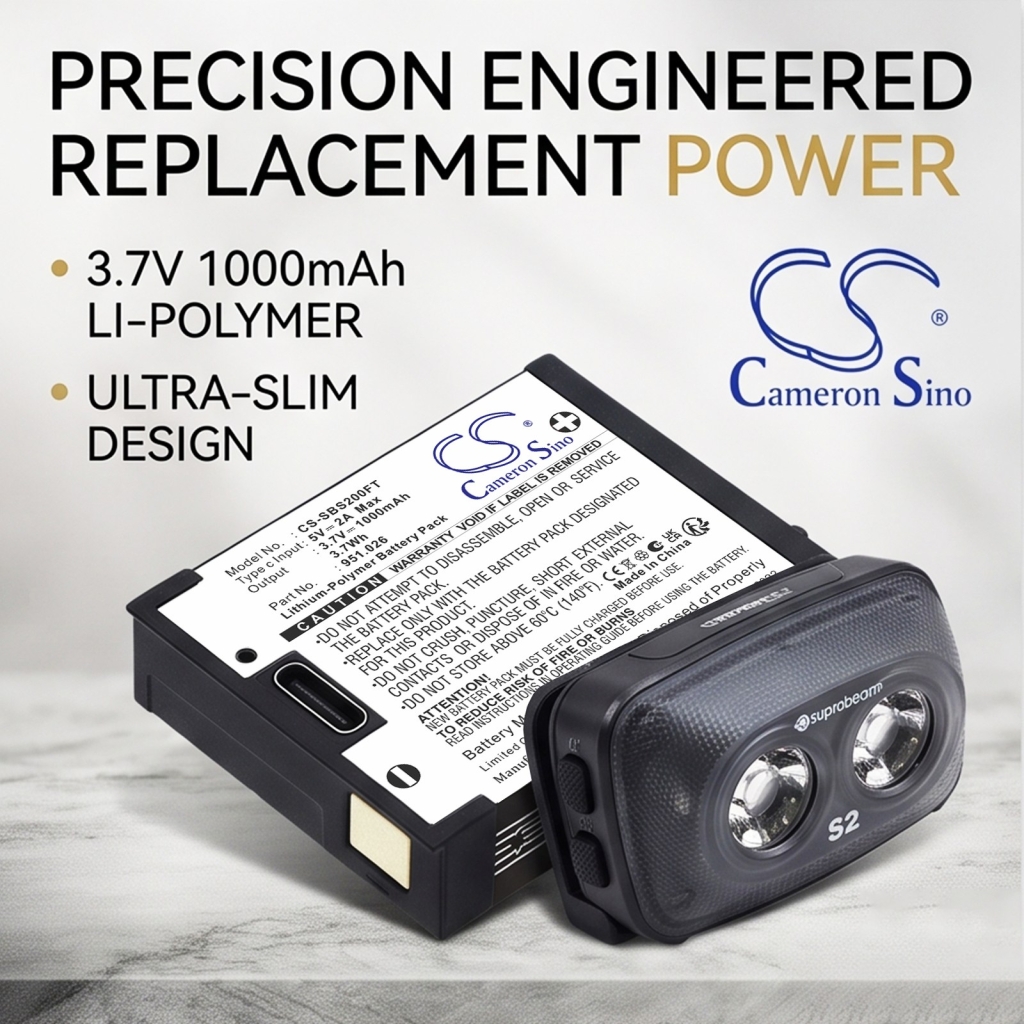 Battery Replaces Suprabeam 951.026
