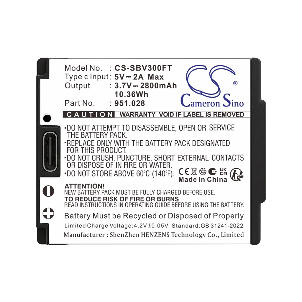 Batería compatible con Suprabeam CS-SBV300FT