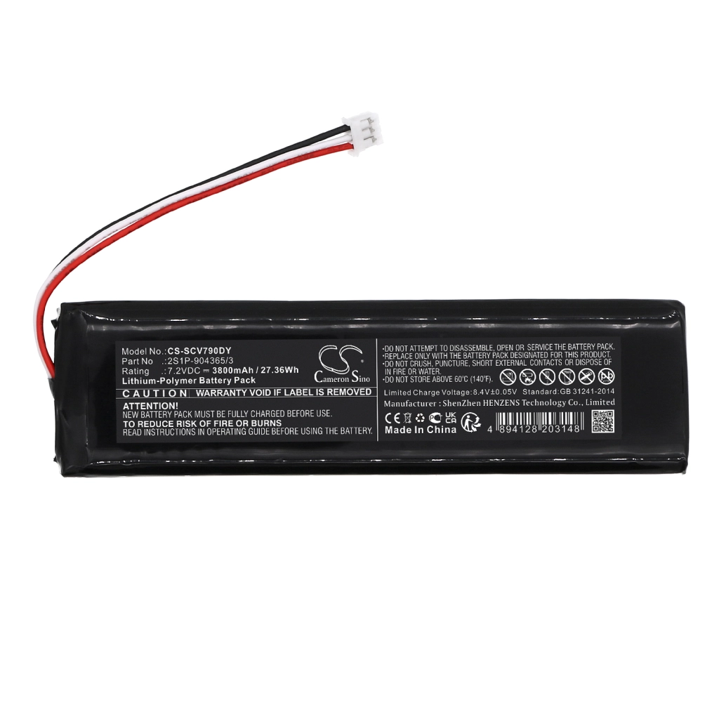 Batería para reproductor de DVD Sencor CS-SCV790DY
