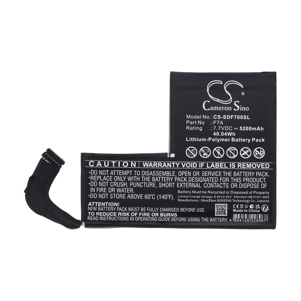 Batería compatible con Steam CS-SDF700SL
