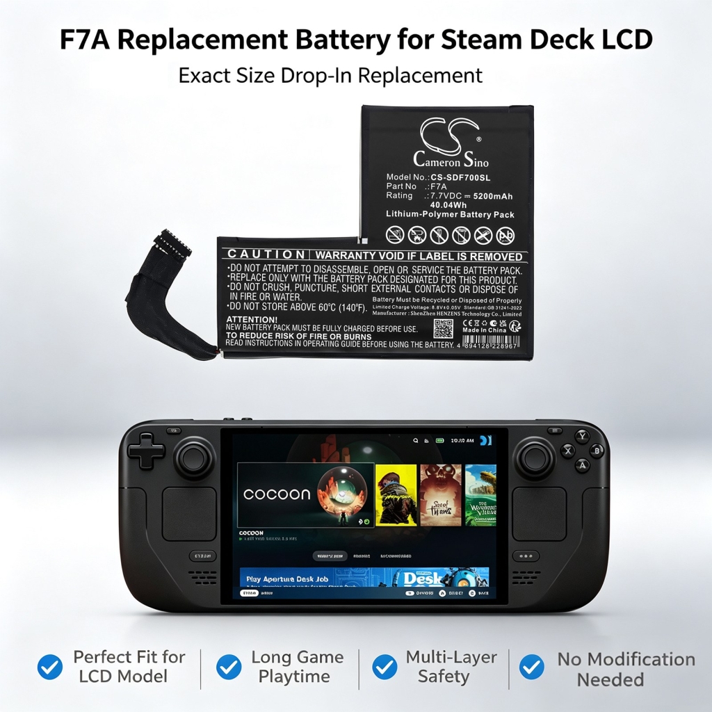 Batería compatible con Steam CS-SDF700SL