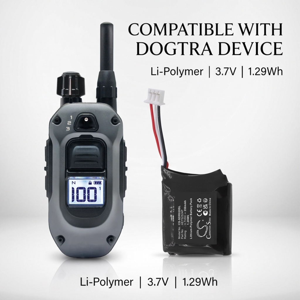 Baterías compatible con Dogtra 280X Receiver CS-SDR028SL