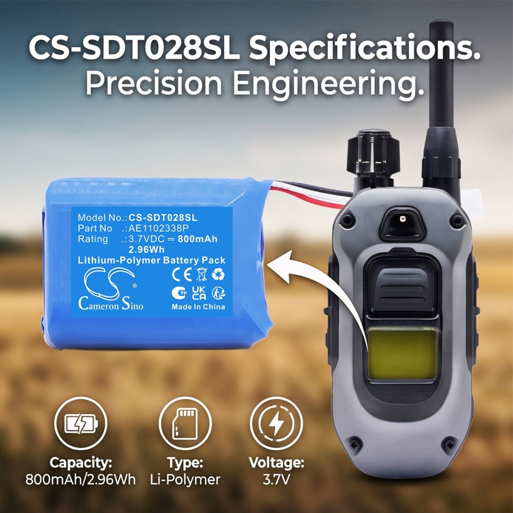 Baterías compatible con Dogtra 280X Transmitter CS-SDT028SL