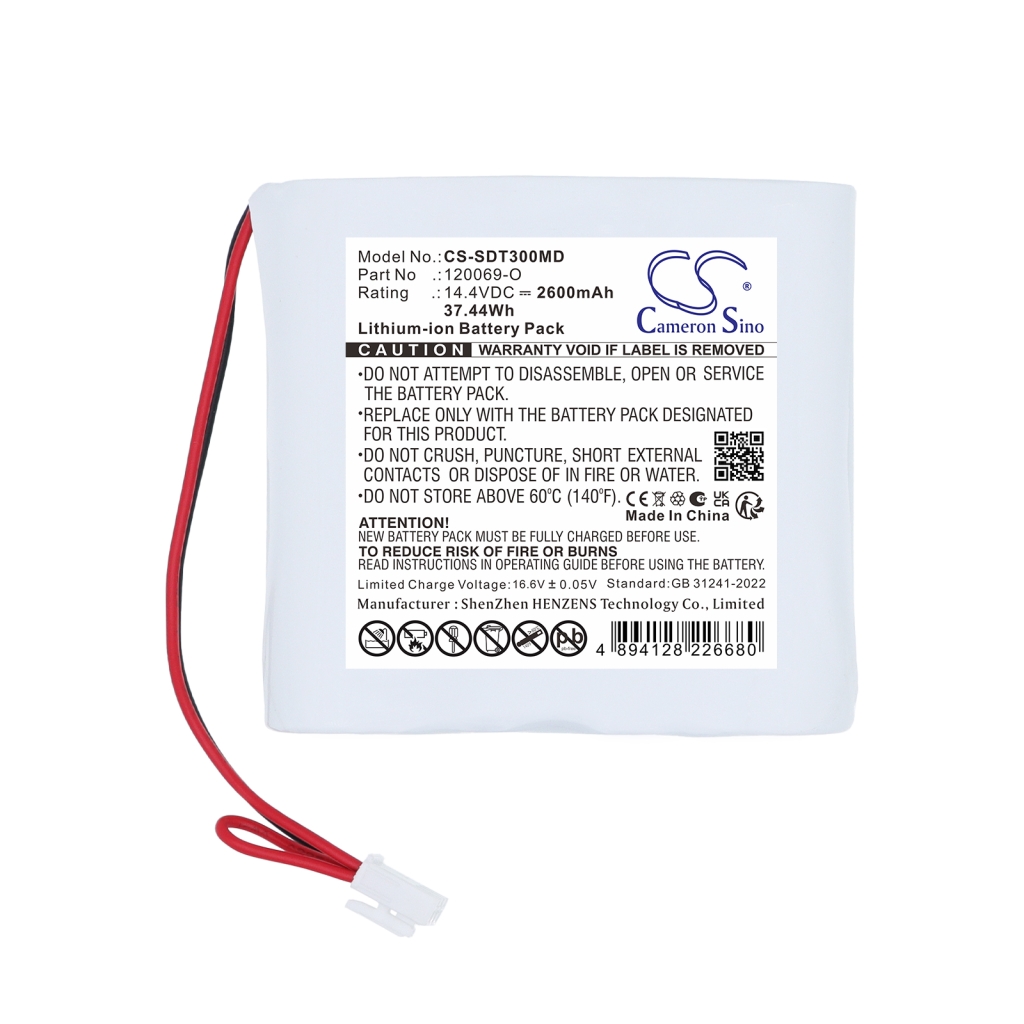 CS-SDT300MD cara plana de etiqueta 14,4V 2600mAh Cameron Sino
