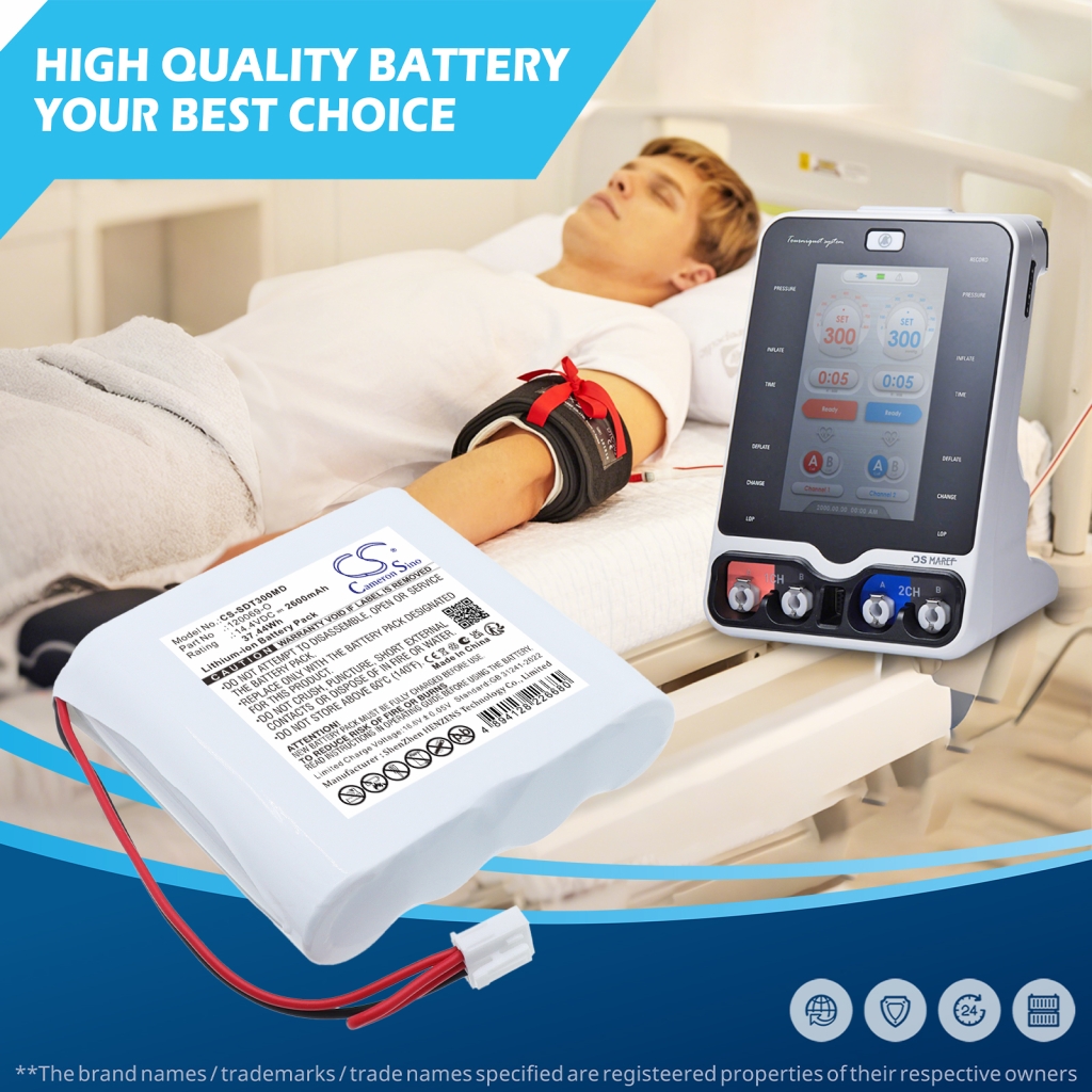 Imagen de marketing CS-SDT300MD con torniquete médico OS Mares en hospital