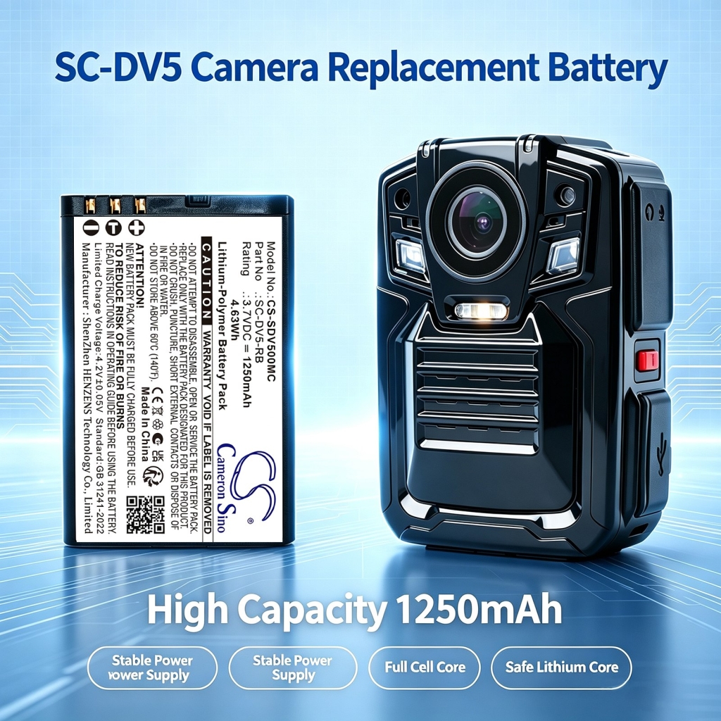 Battery for PatrolEyes SC-DV5-2