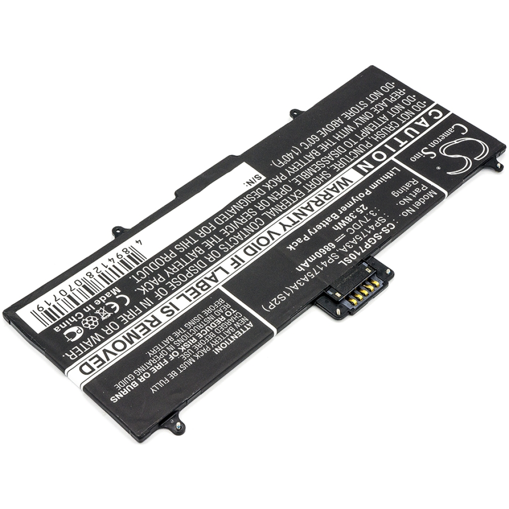 Batería compatible con Samsung CS-SGP710SL