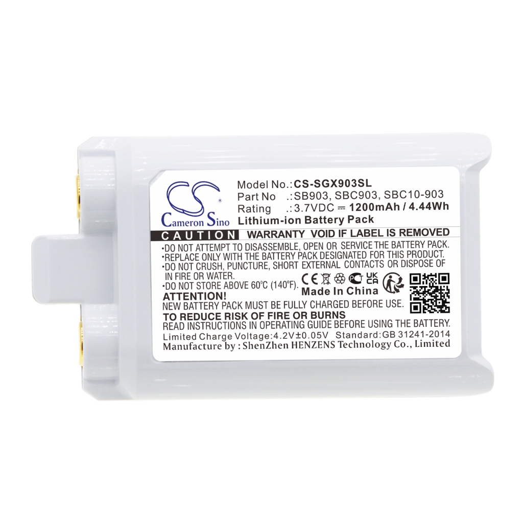 Batería compatible con Shure CS-SGX903SL